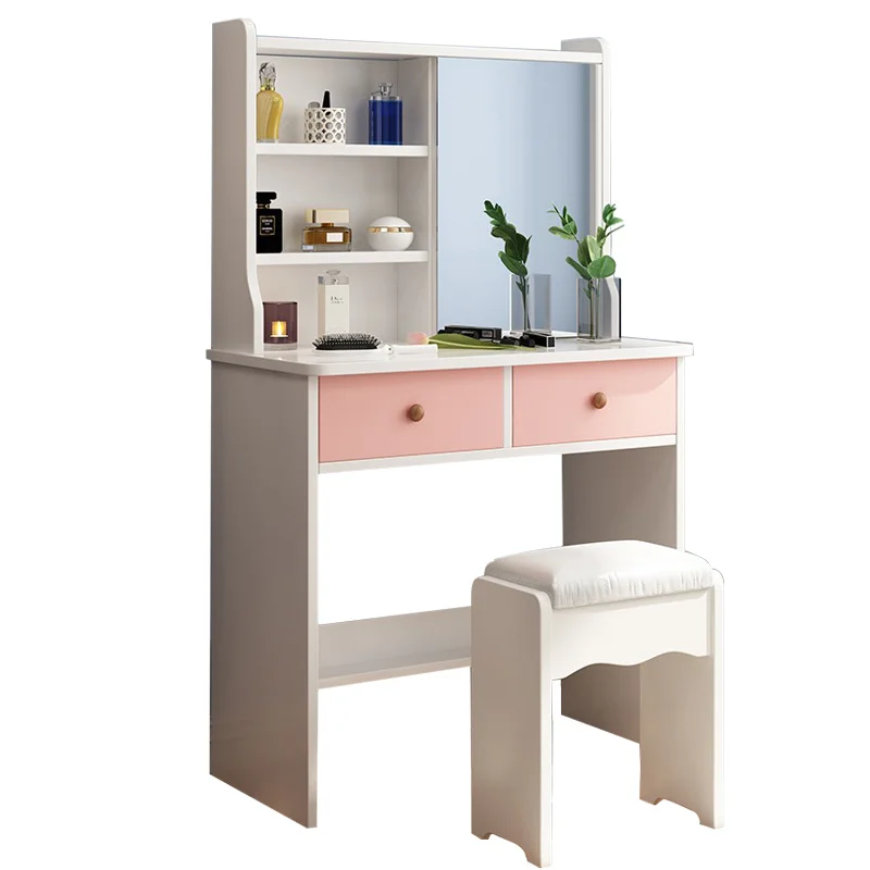 Bedroom Multifunction Wooden Dresser With Mirror And Chair Buy
