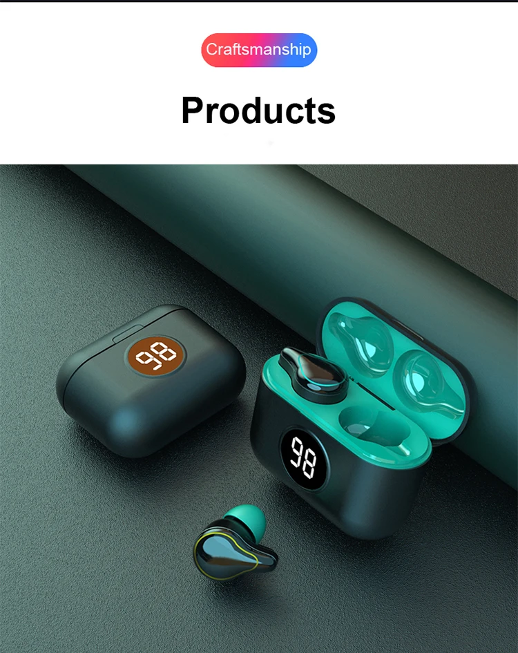 Android wireless earphones se16s earbuds TWS with three way calling smart earphone headsets for sports