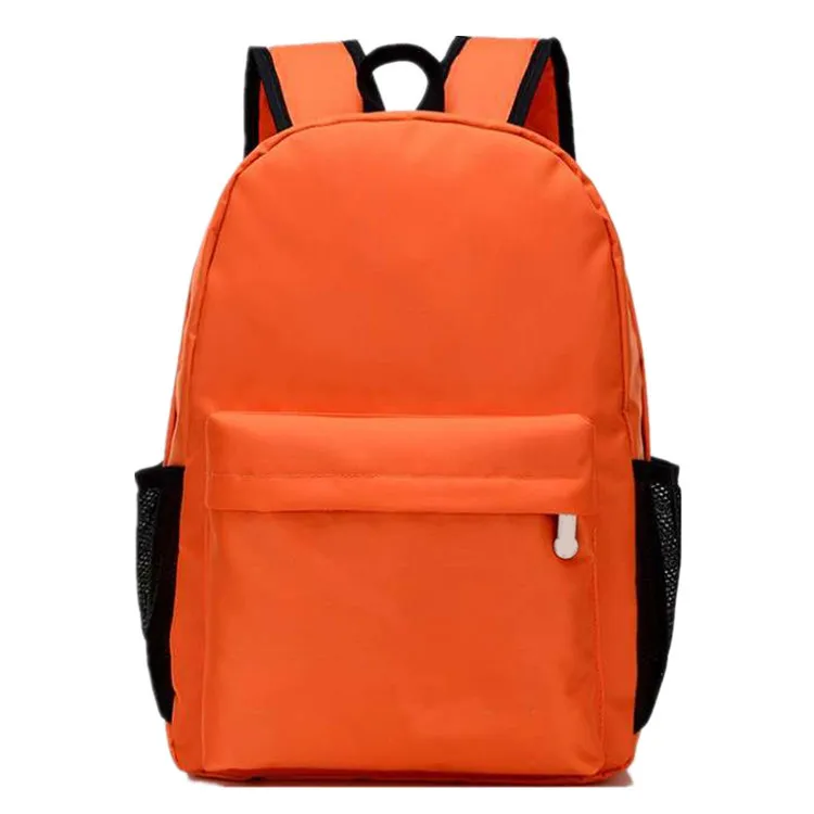 orange colour school bag