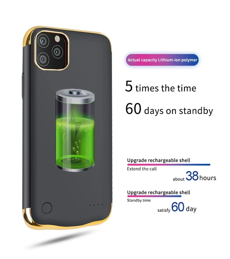 Shockproof Smart Power Bank Case for Apple iPhone 7 8 6 Plus X XS XR XS Max 11 Pro Max, For Apple iPhone 7 Power Bank Case - ANKUX.COM
