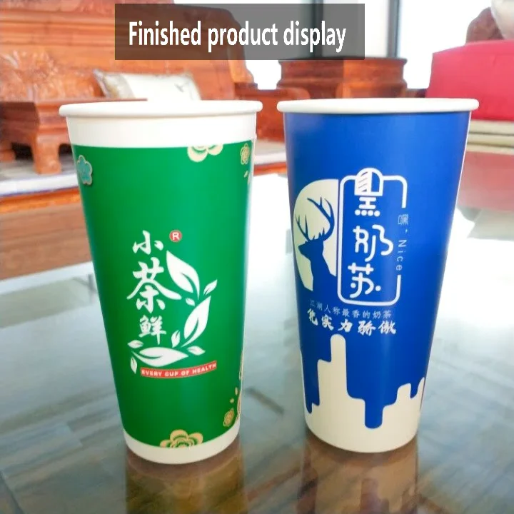 Customized Printed Logo Eco Friendly Brown Kraft Disposable Paper