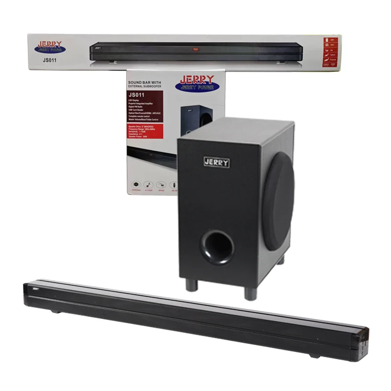 Factory Direct 2.1 3.1 Home Theatre System Sound Bar Tv With 8inch