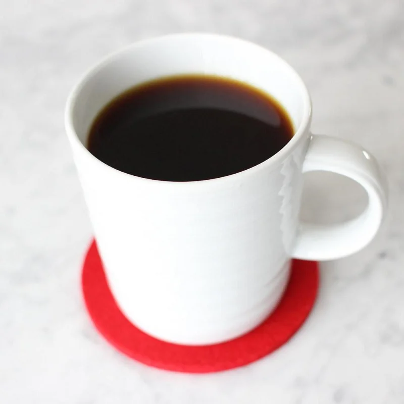 Brand new felt absorbent ceramic coasters