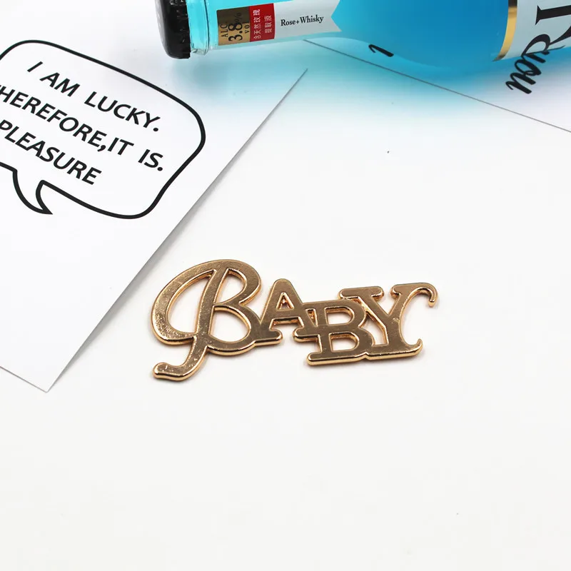 Ywbeyond New Baby Baptism Gift Gold Baby Bottle Opener In Gift Box Newborn Christening Party Guests Giveaways Souvenirs