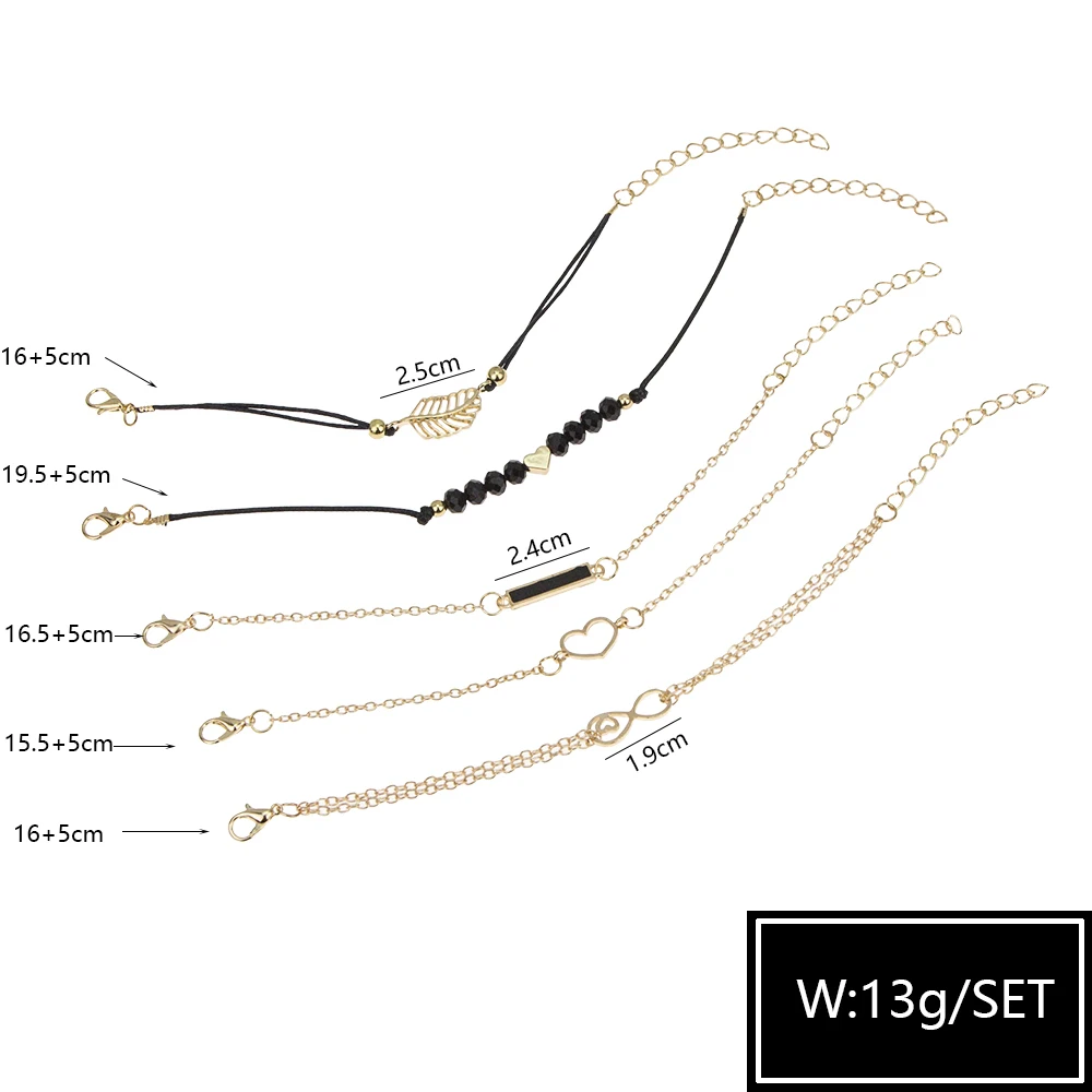 Fashion Gold Charm Bracelet Alloy Set For Women Wholesale N911202 Buy Charm Bracelet Alloy