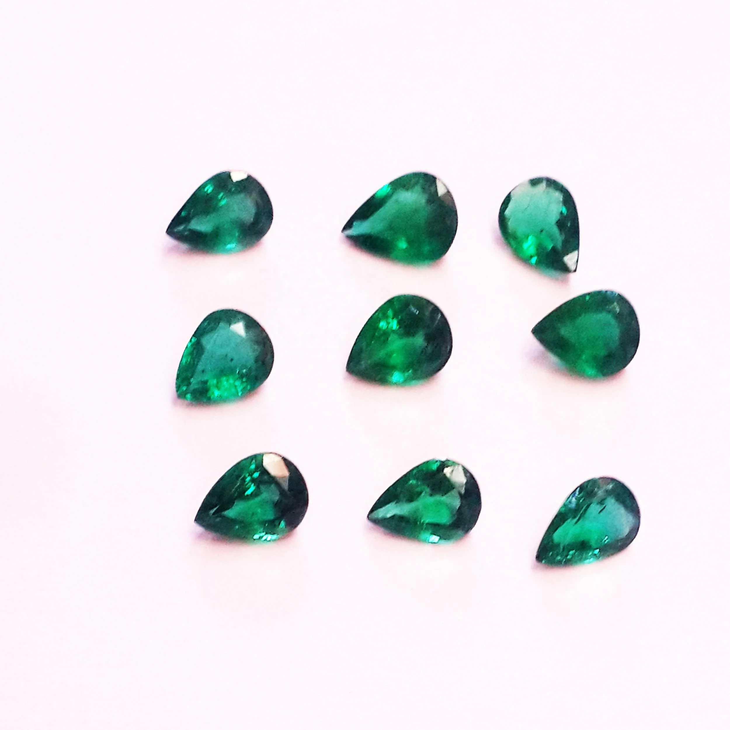 premium quality natural emerald stone loose gemstone mix shapes