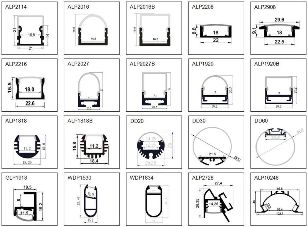 Indirect Light Recessed Aluminium Led Profile For Ceiling Lighting