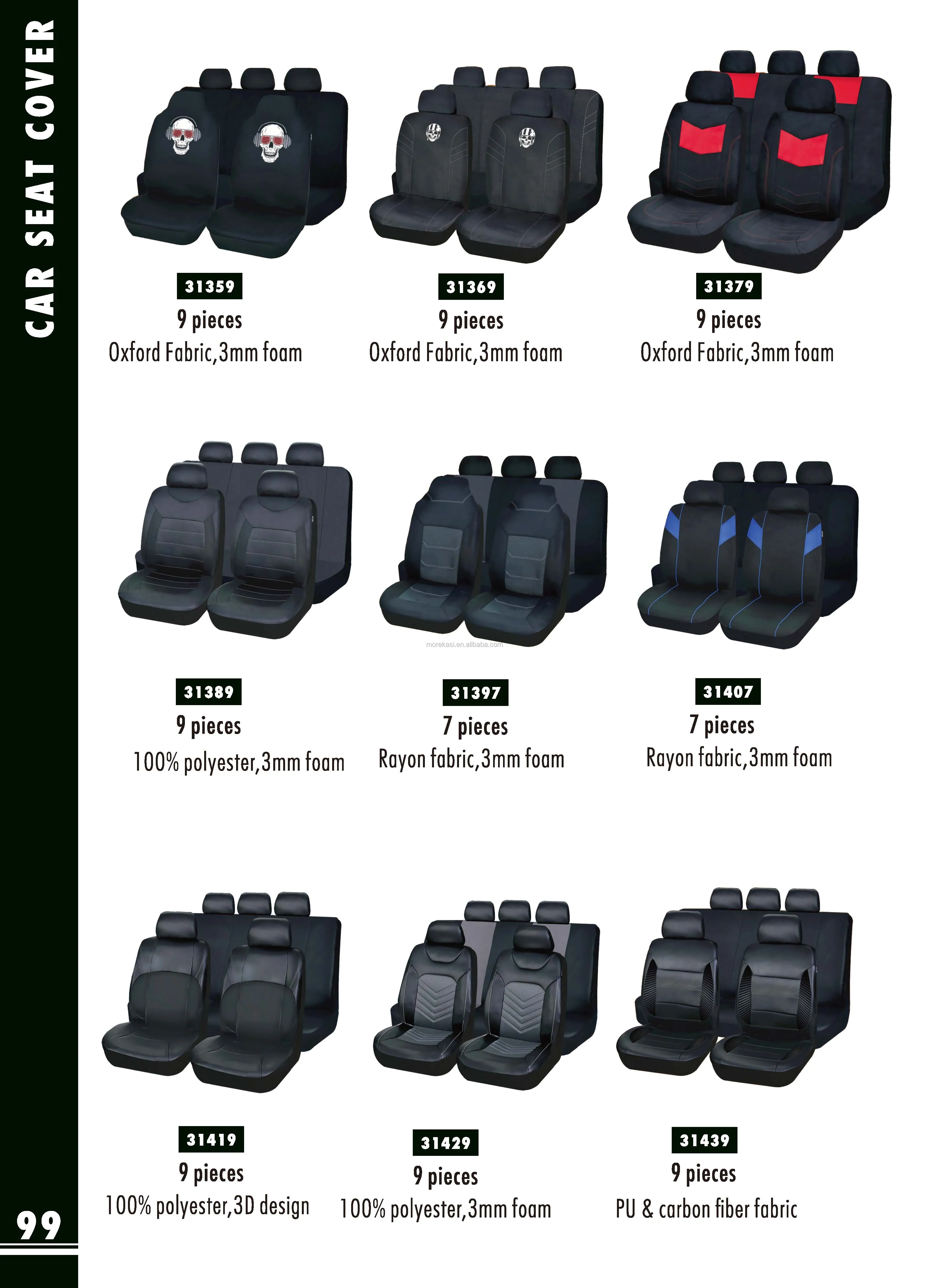 High Quality polyester leather car seat cover