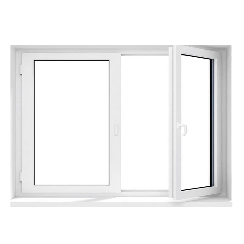 Aluminum Interior Noiseless Sliding Windows Simple Design Aluminum