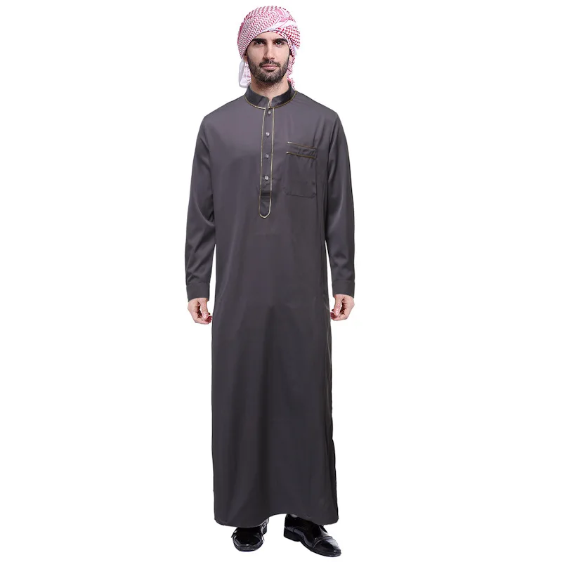 Dalesell Islamic Gentleman Kaftan Jilbab Arab Thobe Middle East Dubai ...