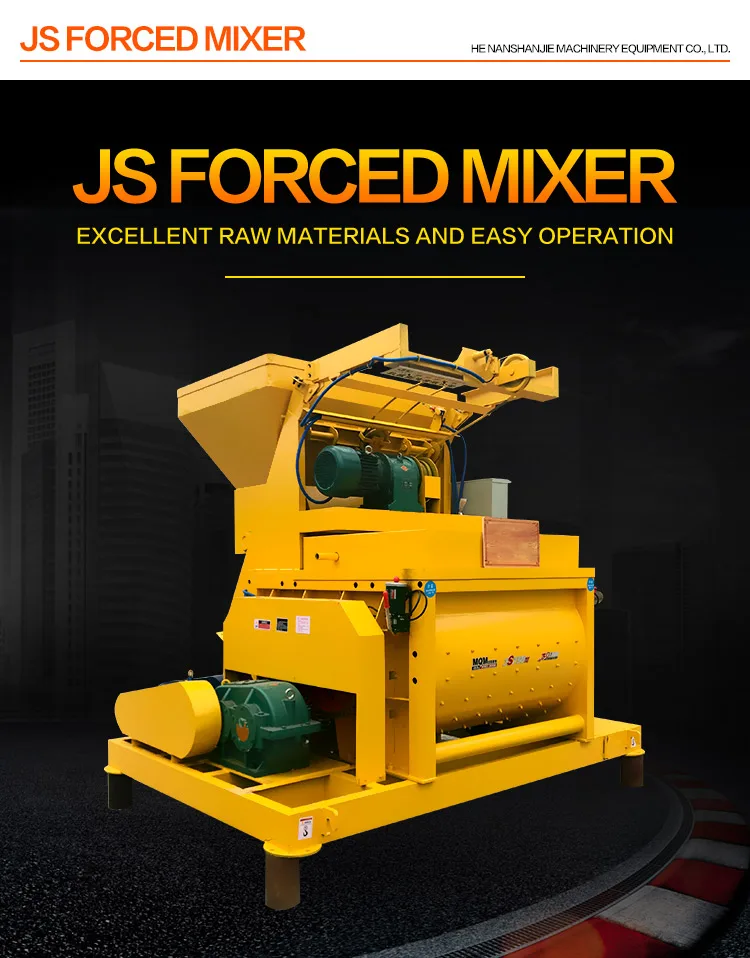 Concrete Mixing Plant Parts Js500 500liters Continuous