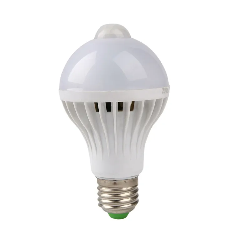 High quality 5w 7w 9w 12w 110v 220v e27 b22 induction sensor smart  motion sensor led bulb