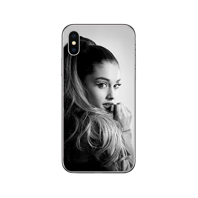 Yellow Cat Ariana Grande Phone Case Compatible With Iphone 7 XR 6s Plus 6 X 8 9 Cases XS Max Clear High Quality TPU Silicone Non-toxic 7Rings By 7 Rings Yellow Cat 32920964828 Galaxy A6 