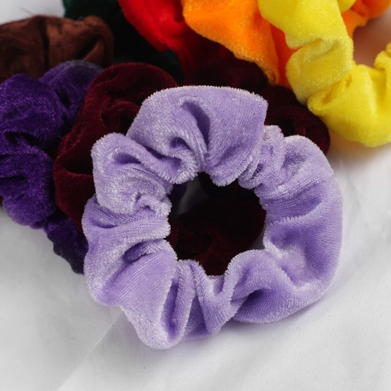 Amazon Hot Sale Cheap Hair Scrunchies Bulk,Velvet Scrunchies Buy Hair
