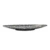 Factory wholesale jade color series tableware 13.5 16 inch boat shape melamine dinner plate set