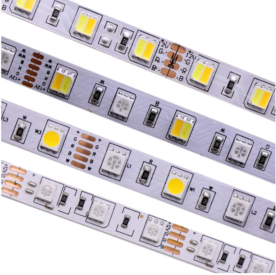 12V 5M 5050 LED Strip RGB Waterproof IP65 IP67 IP68 IP20 Lighting Tape led strip under cabinet lighting hardwired pool lighting