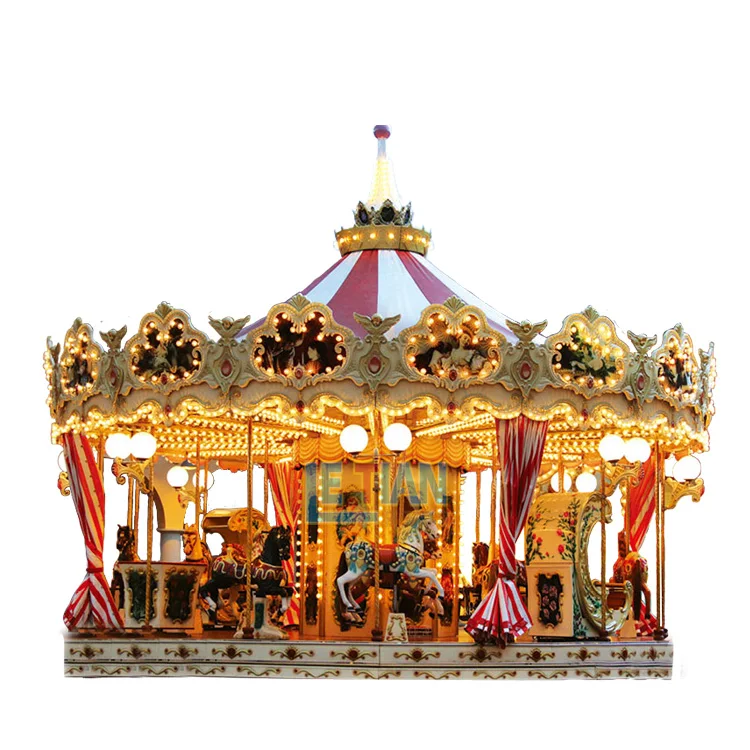 Factory Direct Sale Kid Carousel Horses Merry Go Round Kiddie Luxury ...