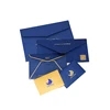 Simple wedding packing gift envelope custom designs with logo print