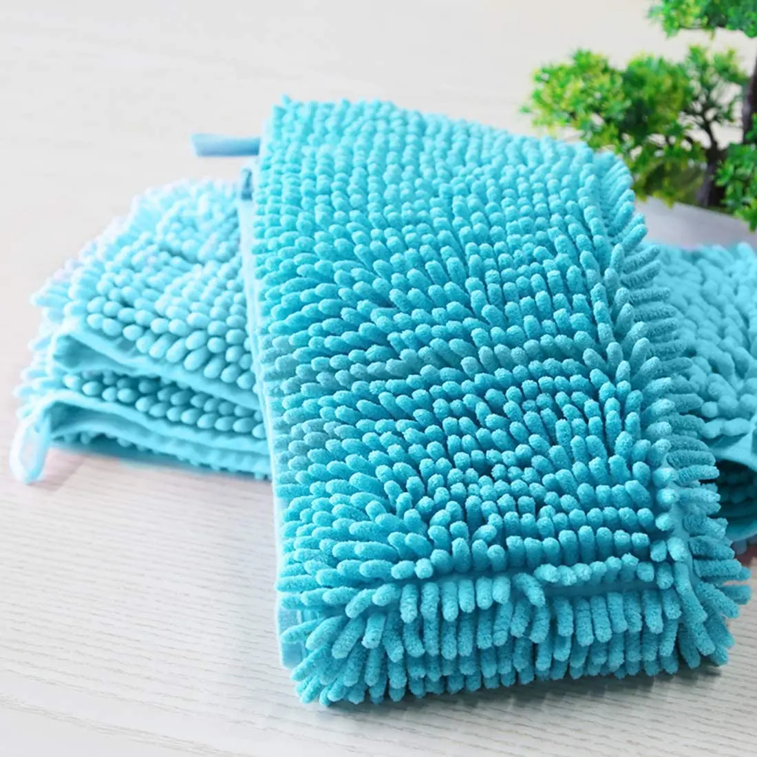 chenille pet bath towel