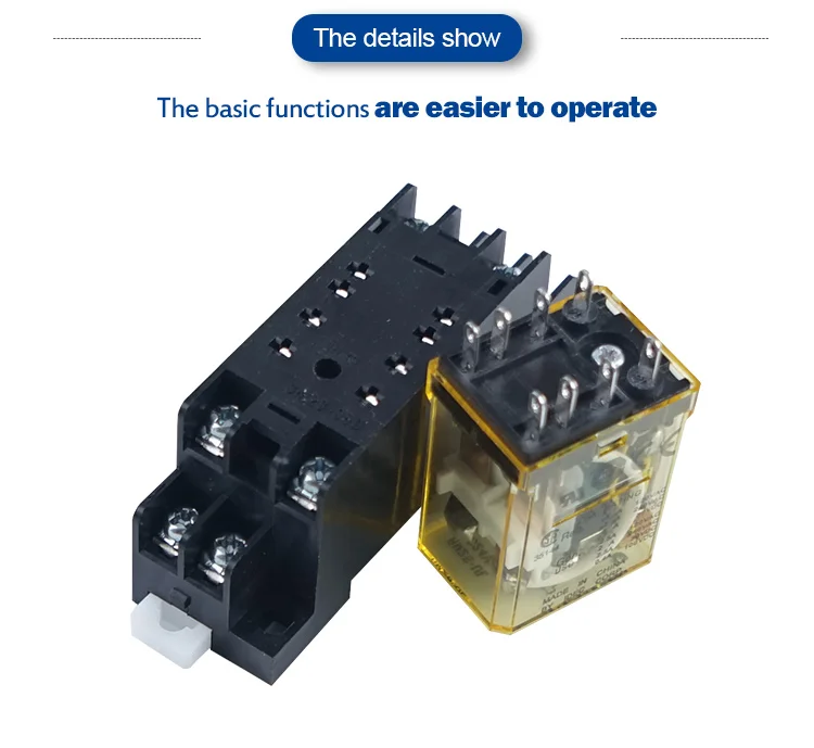 2n Relay Module 2NO 2NC Intermediate Relays AC220V - Reliable Control Solutions