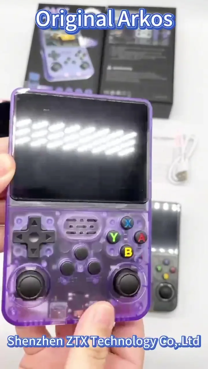 PowKiddy RGB20S ゲーム機 パープル Powkiddy RGB20S Retro Handheld Game Console | Mechdiy