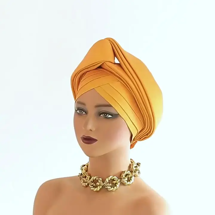 HANDMADE Giant Braided TURBAN Made in Nigeria HIGH Quality Amazon.com: Exaggerated Big Braid Head Band African Raw Silk  main image 4
