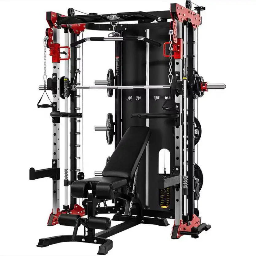 Buy ToughFit Squat Rack Power Cage With LAT PullDown- 1000 Lbs Weight