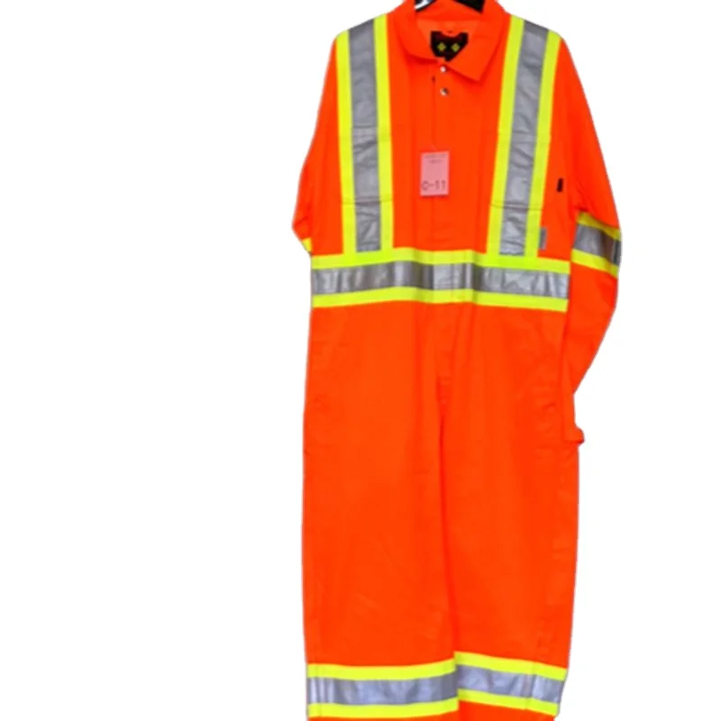 
OEM Construction Worker Reflective Tape Safety Uniform Coveralls Workwear 