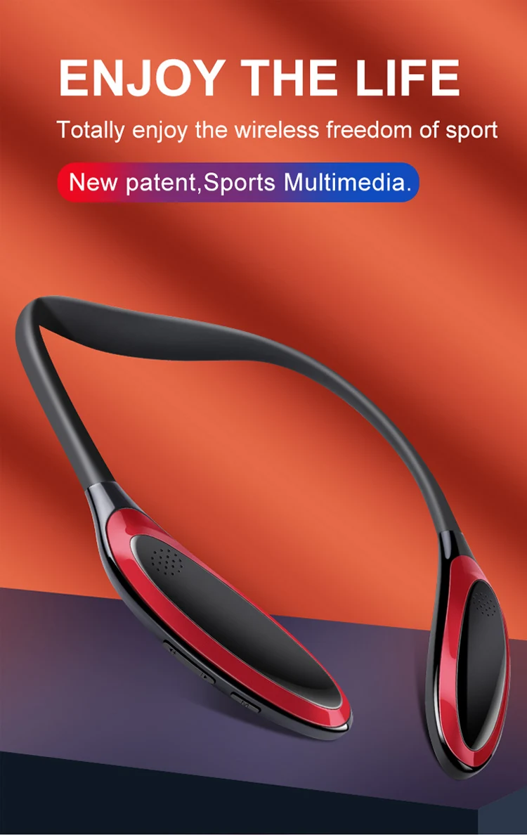 2020 New Product Portable Wireless Multifunction Multi-Media Outdoor Sports Noise Reduction Hanging Neck Radio - ANKUX.COM