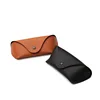 Black brown soft sunglasses pouch, sunglasses bag case for glass