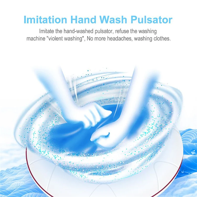 Mini Portable Ultrasonic Vibration Washing Machine Stains Remover Usb
