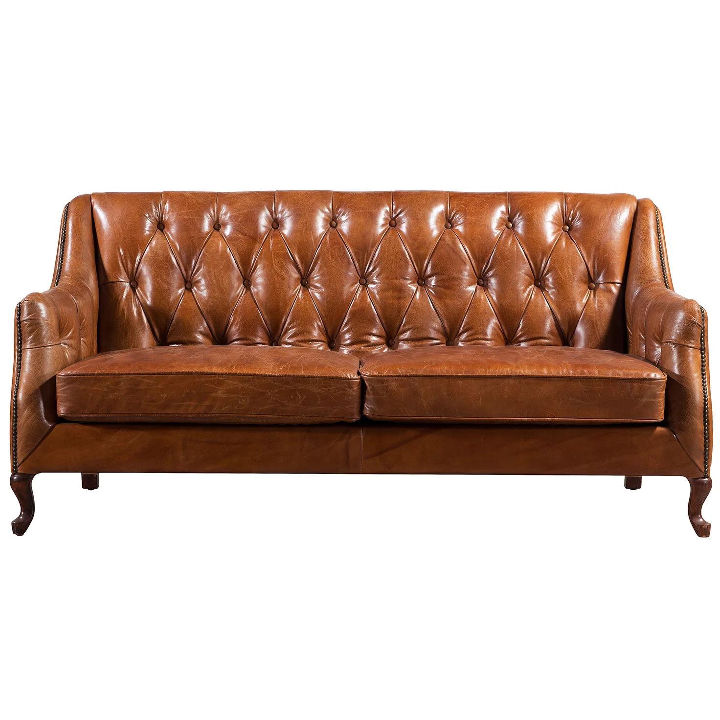 Vintage Brown Grain Leather Sofa Arm Covers Chair Brown Grain Leather Sofa Arm Covers