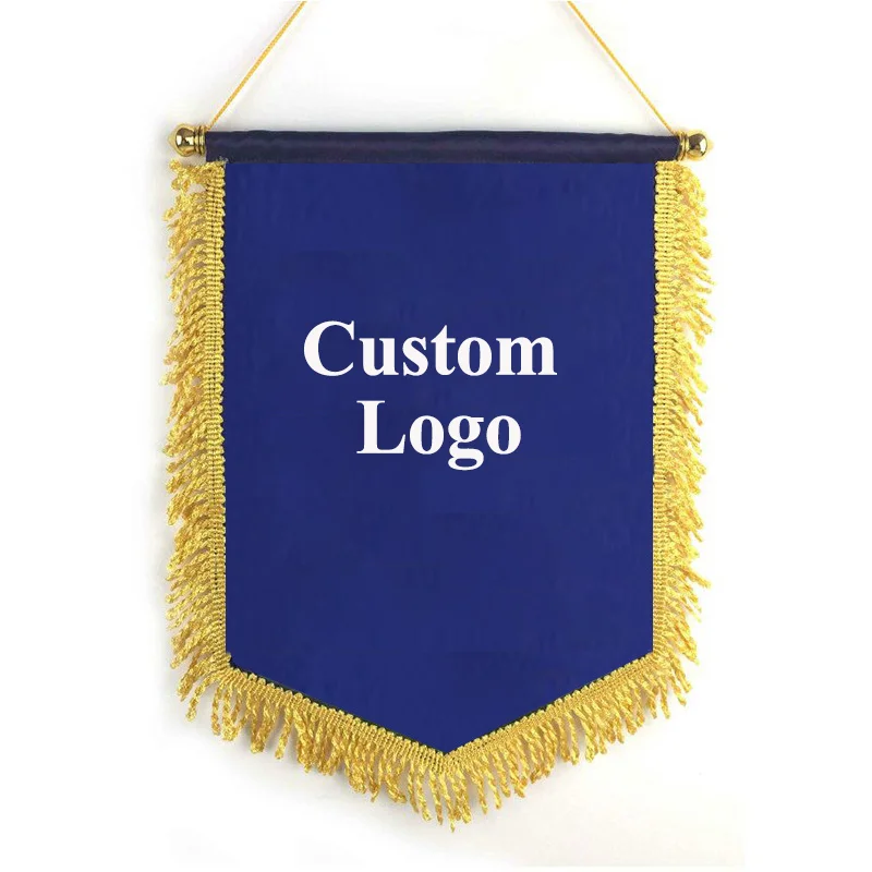 Custom Football Club Team Pennants Flag Football Flags,Quality Mini