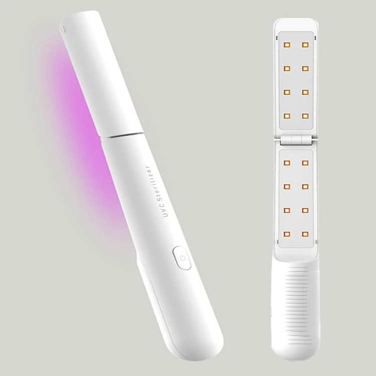 Portable Sanitizer Hand uvc Foldable Light Wand uv Sterilizer usb Rechargeable