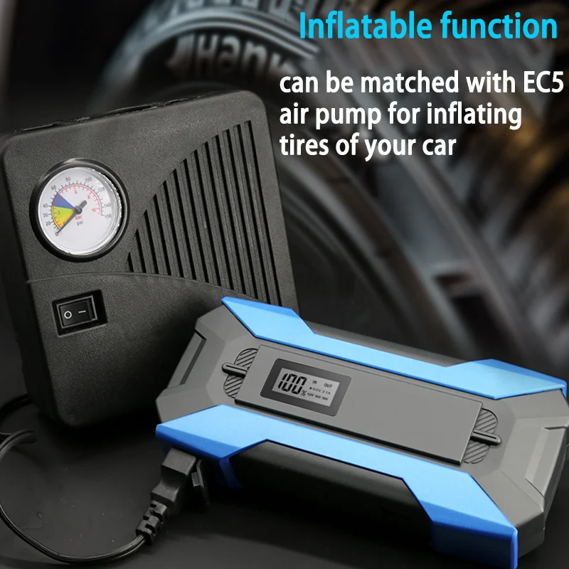 Portable Car Jump Starter High Power 16800mah Multi-function Battery ...