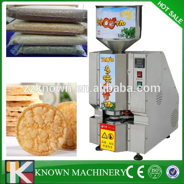 high quality Korea Popped Rice Cake Maker Machines for Sale