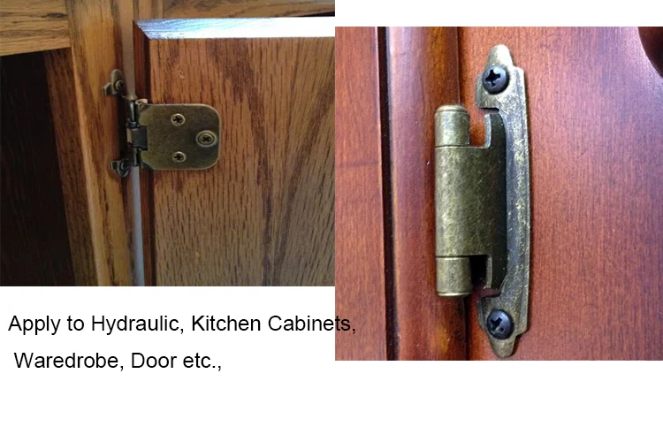 3/8" Inset Self Closing Semi Concealed Wrap Hinge For Hydraulic - Buy