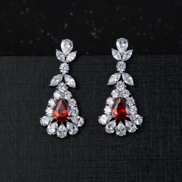 Multi Color Cubic Zirconia Gemstone Evening Wedding Dress Accessories ...