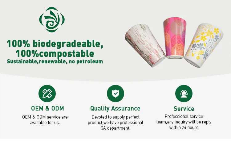 Healthy Pla Material Pla 400ml eco friendly Water drinking Cup biodegradable With Lid