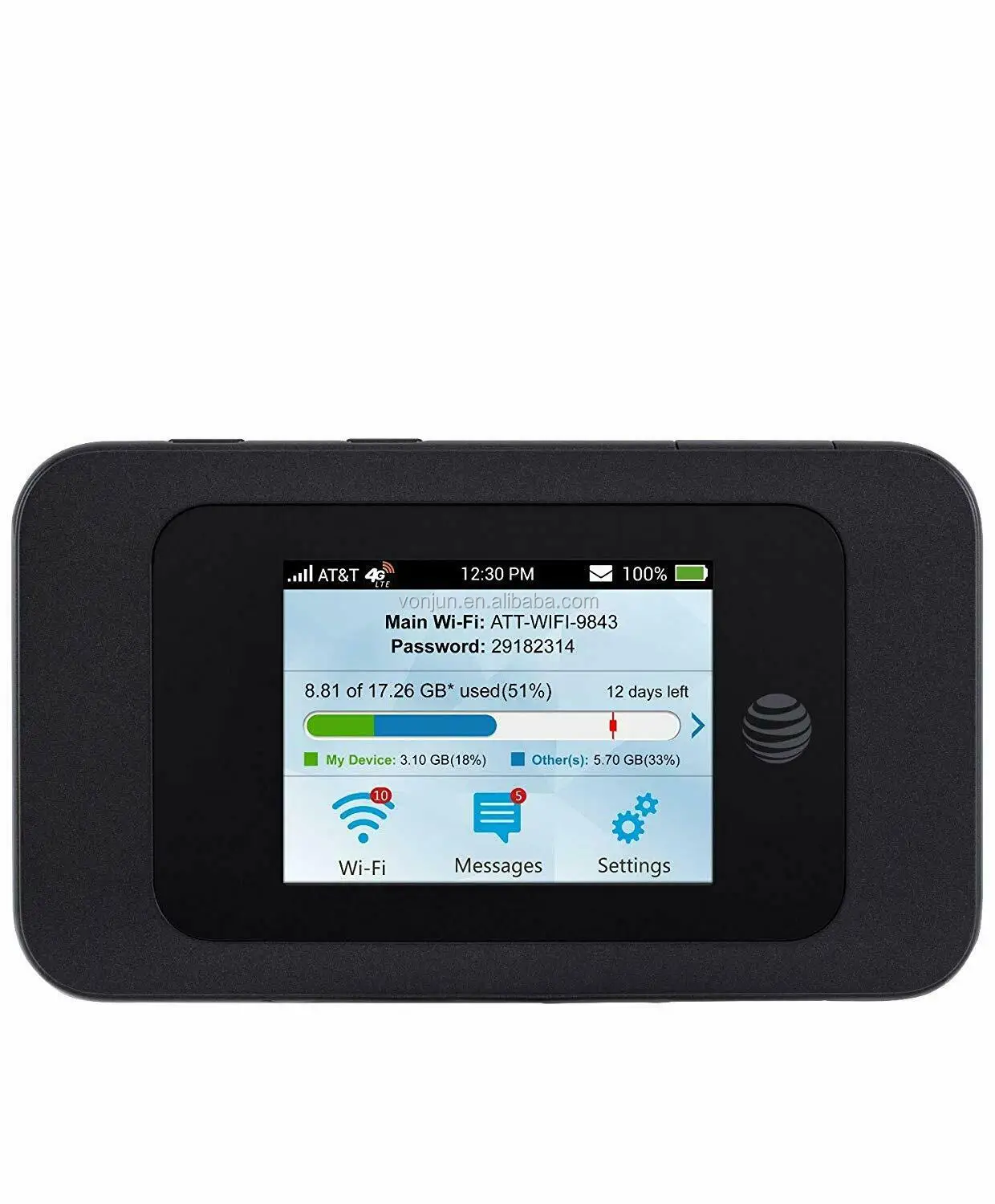 At&t Velocity 28 Zte Mf28 28mbps 28g Lte Portable Wifi Router