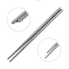 Exquisite 2 Sizes Utensils Titanium Solid Square & Circle Chopsticks For Kitchen Camping Travel