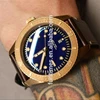 Top brand brass men's automatic mechanical super luminous watch with dome glass