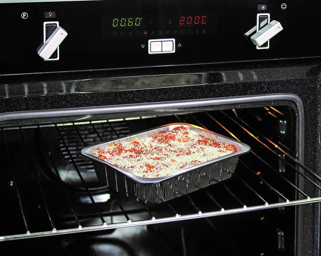 aluminum foil container used in microwave