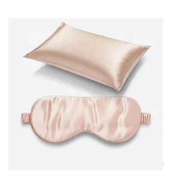 silk pillowcase and eye mask