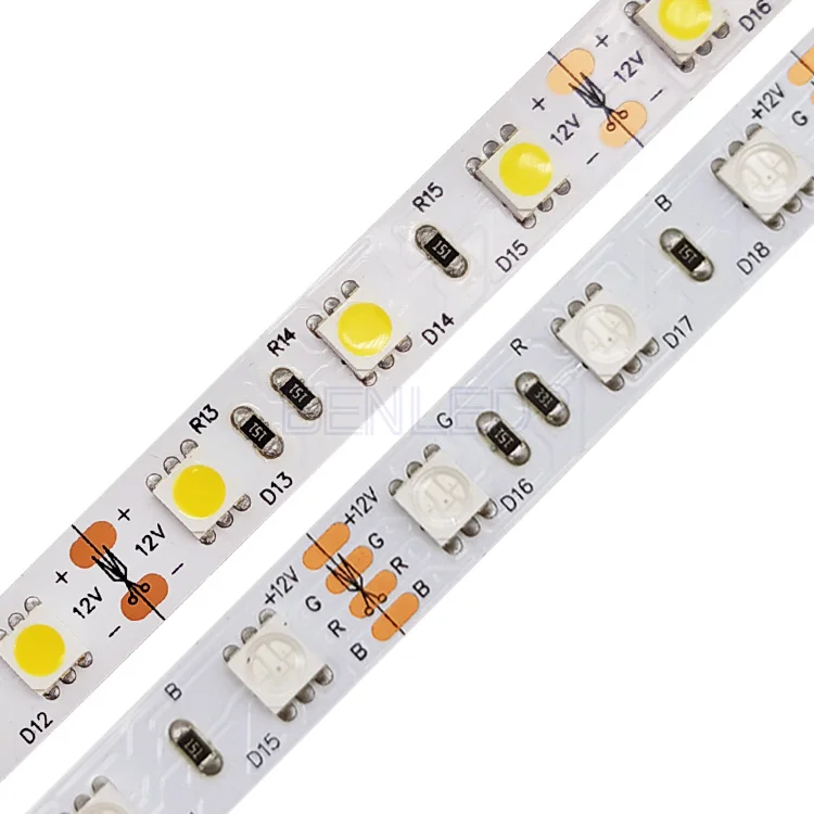 Source High Quality Single Color Smd 5050 LED Strip 12v 60/m led strip light Warm White Flexible LED Strip on