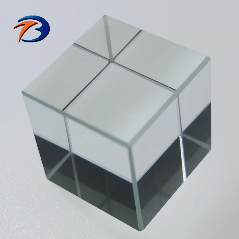 Optical BK7 Fused silica glass PBS beamsplitter cube 50 50 beam splitter beam splitting cube optical glass cube