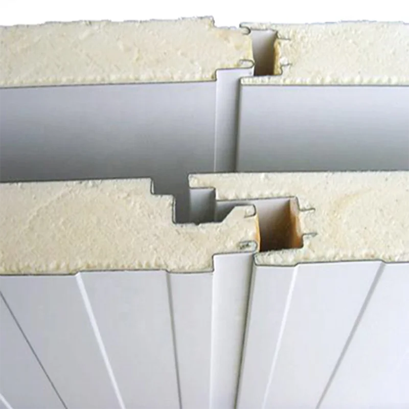Low R-Value 100mm Thermal Insulation Polyurethane/Pu Sandwich Panel Price