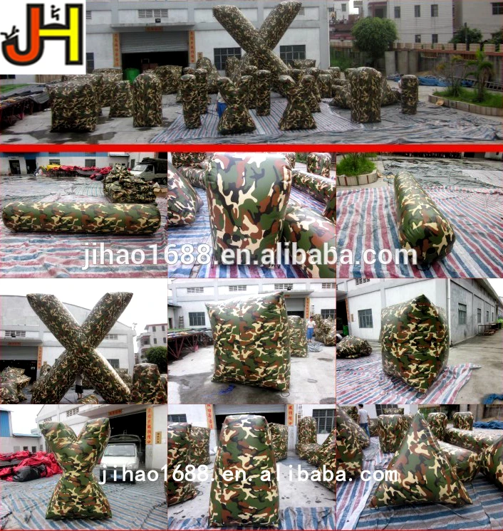 Large Inflatable Paintball Netting Arena Inflatable Paintball Field For
