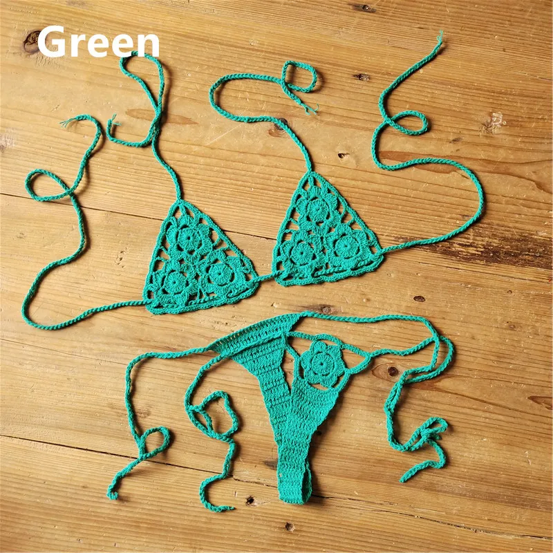Extreme Micro Bikini Swimsuit Female Push Up Swimwear Women Halter Thong Swim Suit Bathing Suit