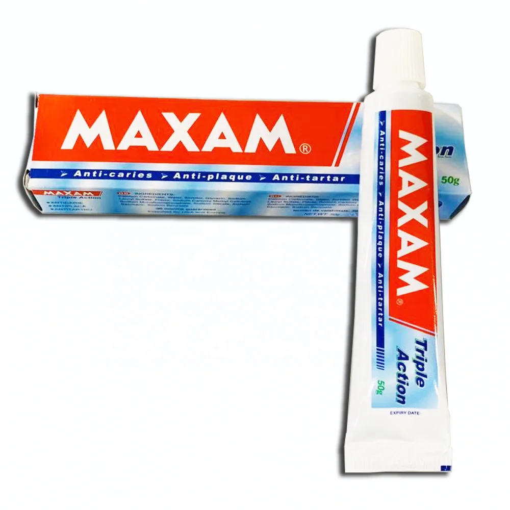 Maxam Triple Action Toothpaste 50 Grams Esp Original Toothpaste Hu